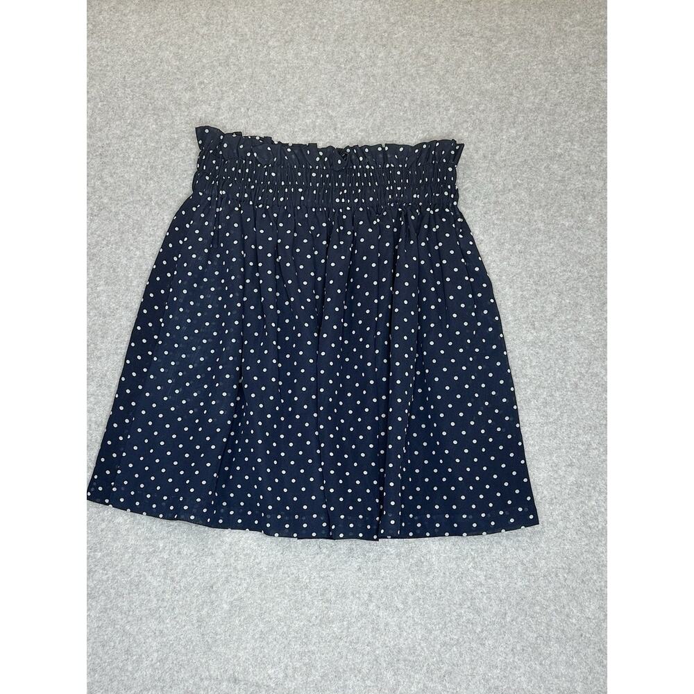 maison Jules Polka Dot Blue Skirt Size Xs New With Tags Stretchy Waist Band